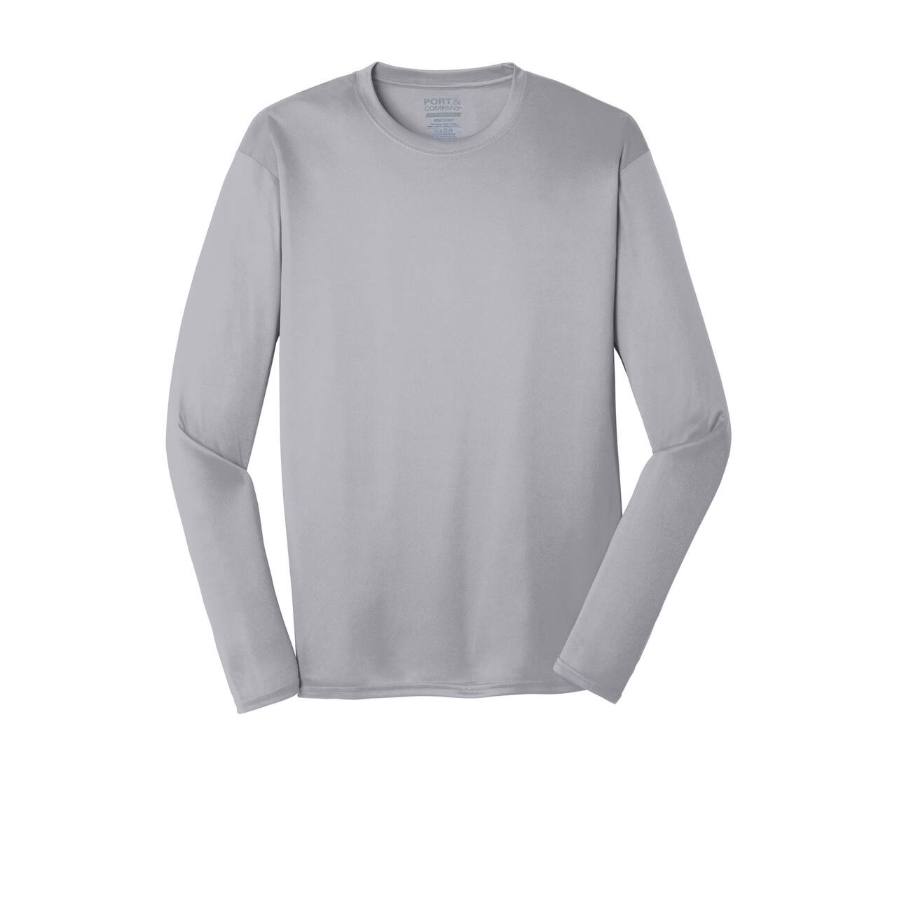 Port & Company® Long Sleeve Performance Men's Tee